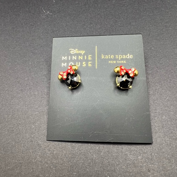 NWT Kate Spade X Disney Minnie Mouse Earrings - Picture 3 of 3
